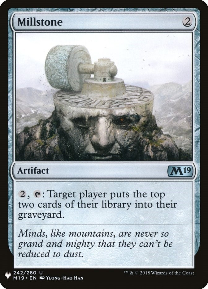 Image for Millstone (M19) (242) (LIST) - Magic: The Gathering