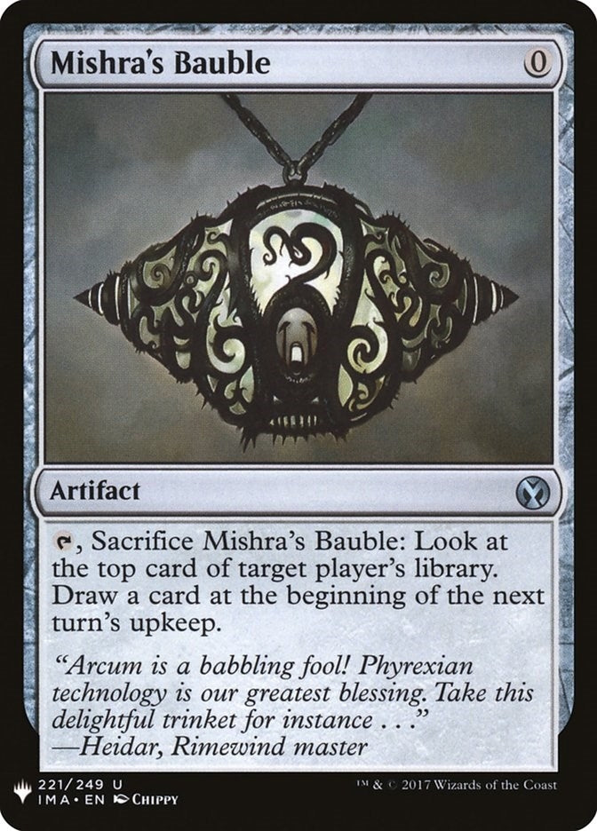 Image for Mishra's Bauble (221) (LIST) - Magic: The Gathering