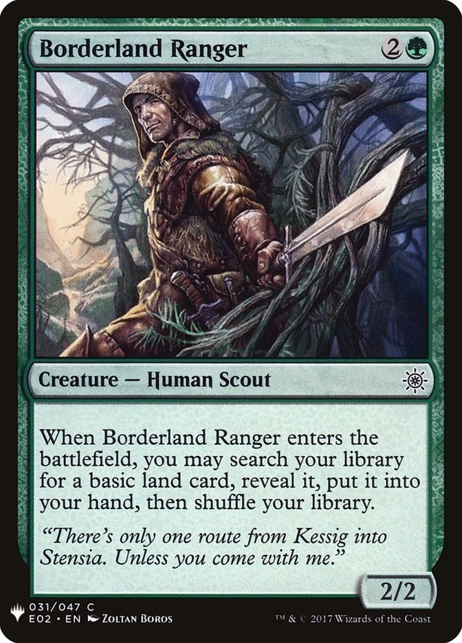 Image for Borderland Ranger (31) (LIST) - Magic: The Gathering