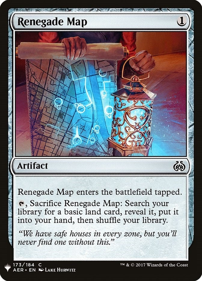 Image for Renegade Map (173) (LIST) - Magic: The Gathering