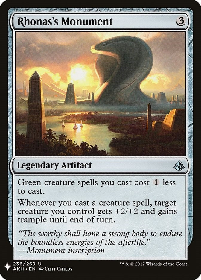 Image for Rhonas's Monument (236) (LIST) - Magic: The Gathering