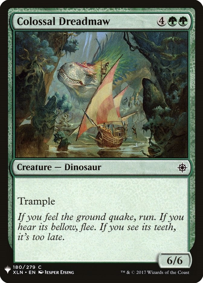 Image for Colossal Dreadmaw (XLN) (180) (LIST) - Magic: The Gathering