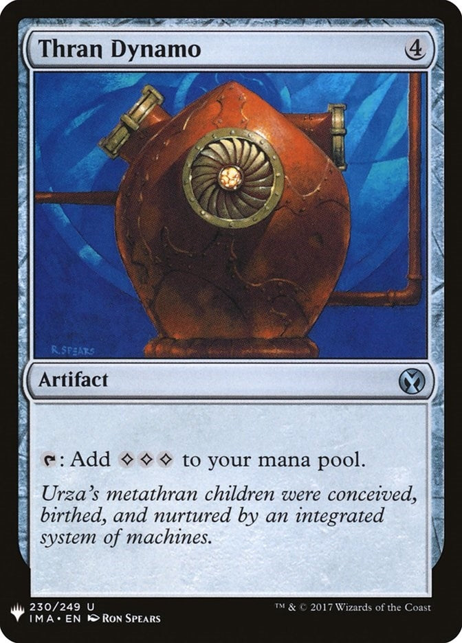 Image for Thran Dynamo (230) (LIST) - Magic: The Gathering