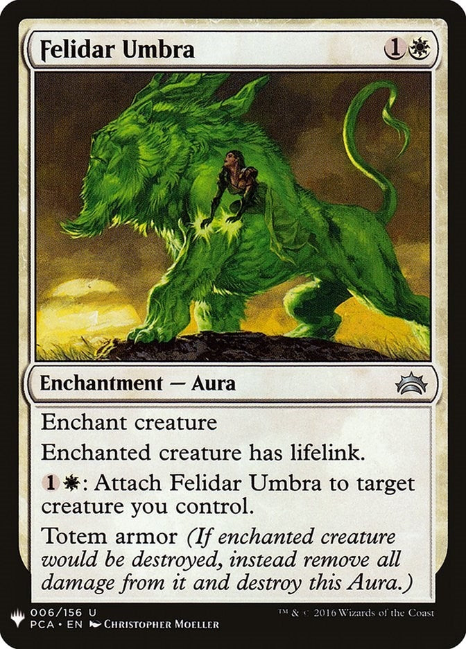 Image for Felidar Umbra (6) (LIST) - Magic: The Gathering