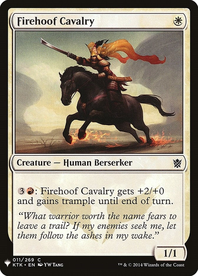 Image for Firehoof Cavalry (11) (LIST) - Magic: The Gathering