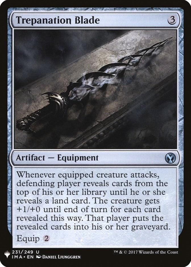 Image for Trepanation Blade (231) (LIST) - Magic: The Gathering