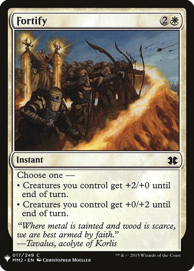 Image for Fortify (17) (LIST) - Magic: The Gathering