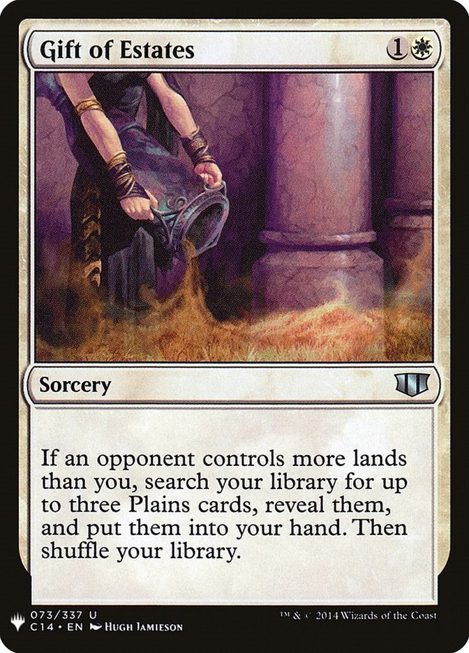 Image for Gift of Estates (73) (LIST) - Magic: The Gathering
