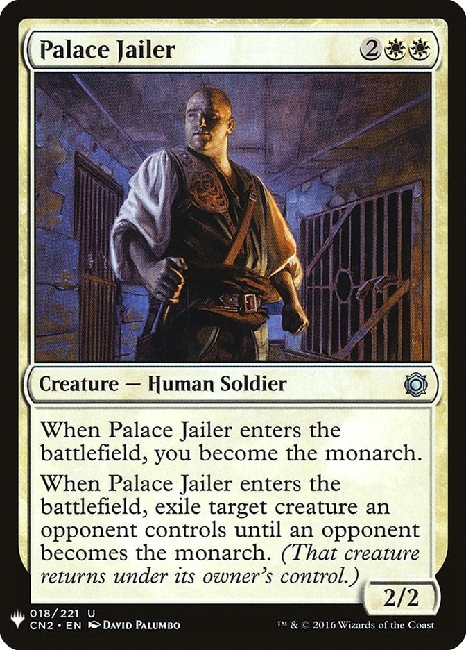 Palace Jailer (18) (LIST)