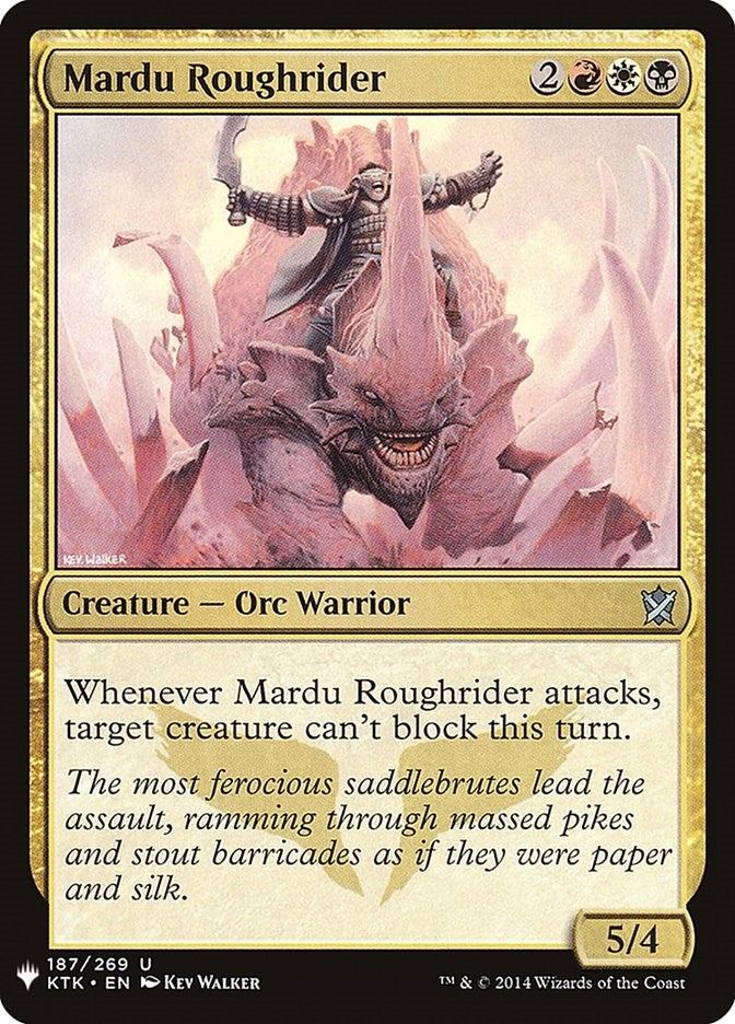 Mardu Roughrider (187) (LIST)
