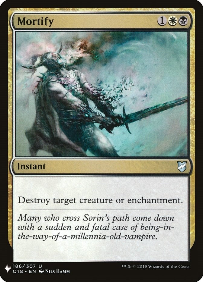 Mortify (C18) (186) (LIST)