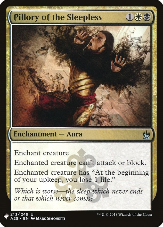Pillory of the Sleepless (213) (LIST)