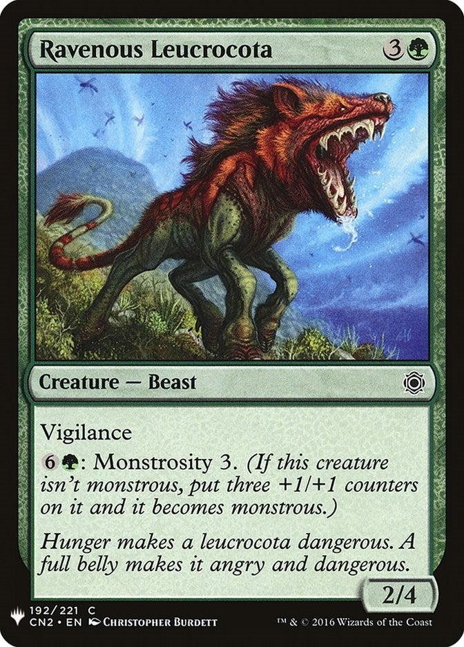 Ravenous Leucrocota (192) (LIST)