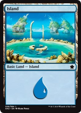Image for Island (058) (58) (GN2) - Magic: The Gathering