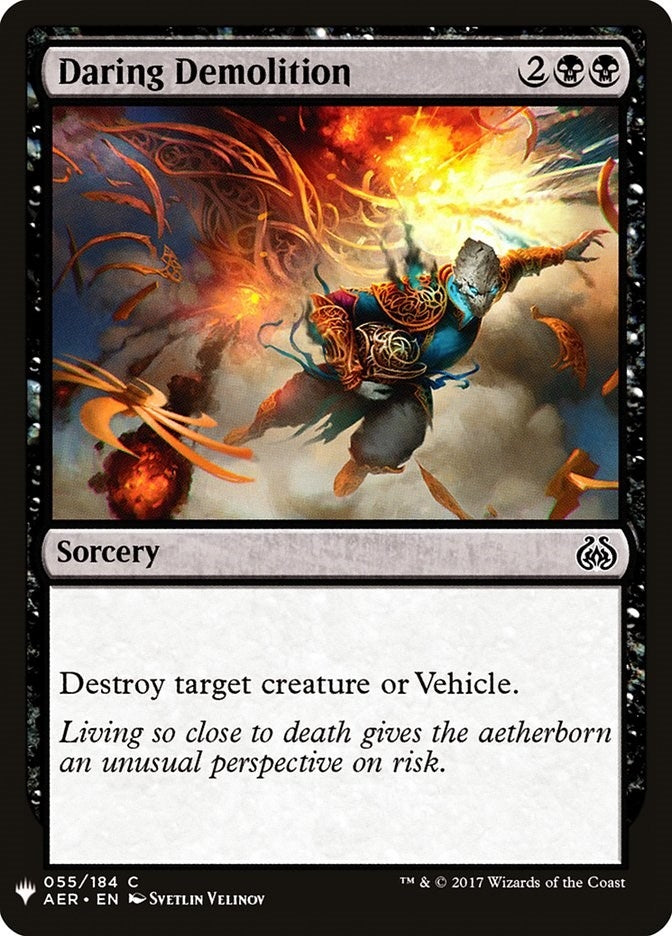Daring Demolition (55) (LIST)