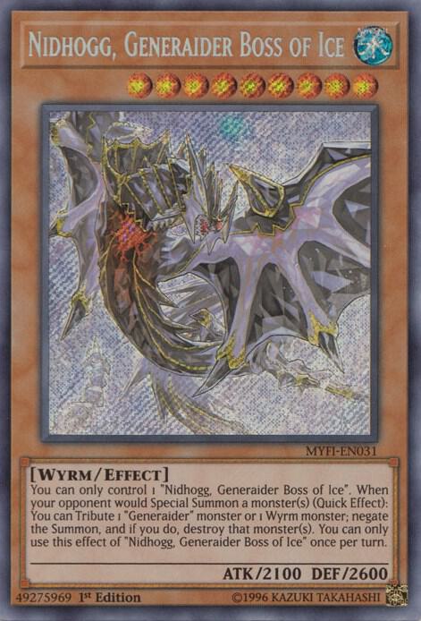 Nidhogg, Generaider Boss of Ice (MYFI-EN031) (MYFI)