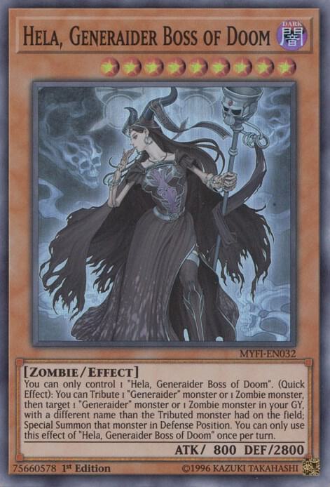 Hela, Generaider Boss of Doom (MYFI-EN032) (MYFI)