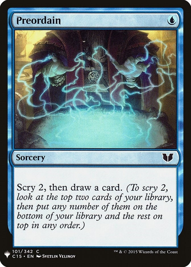 Preordain (C15) (101) (LIST)