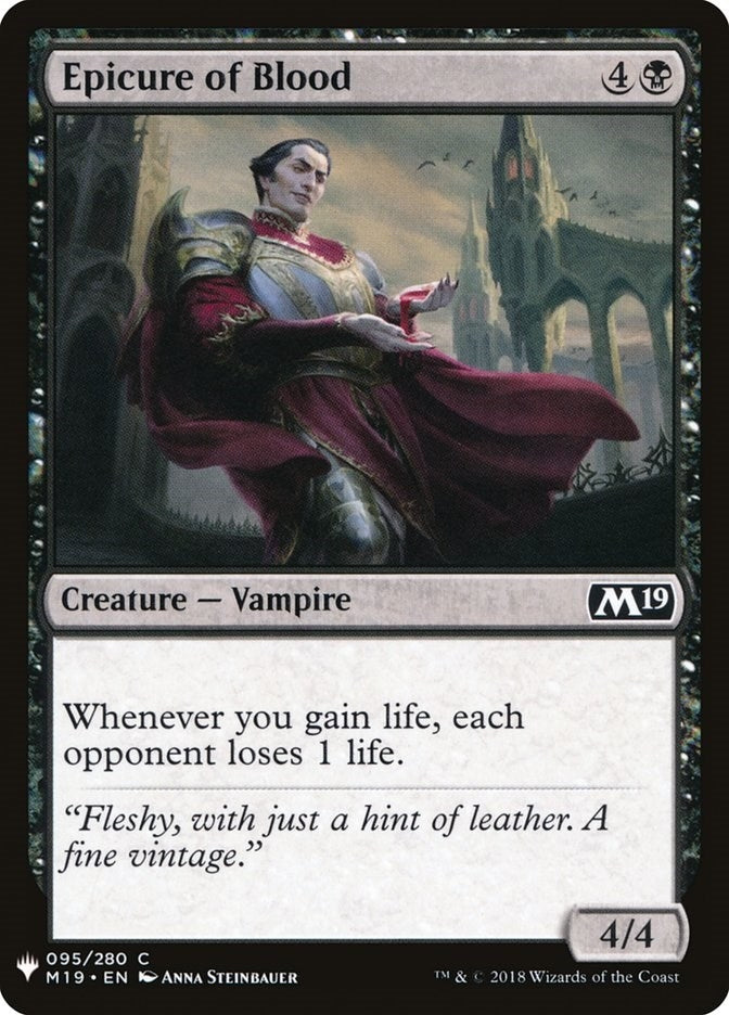 Epicure of Blood (95) (LIST)