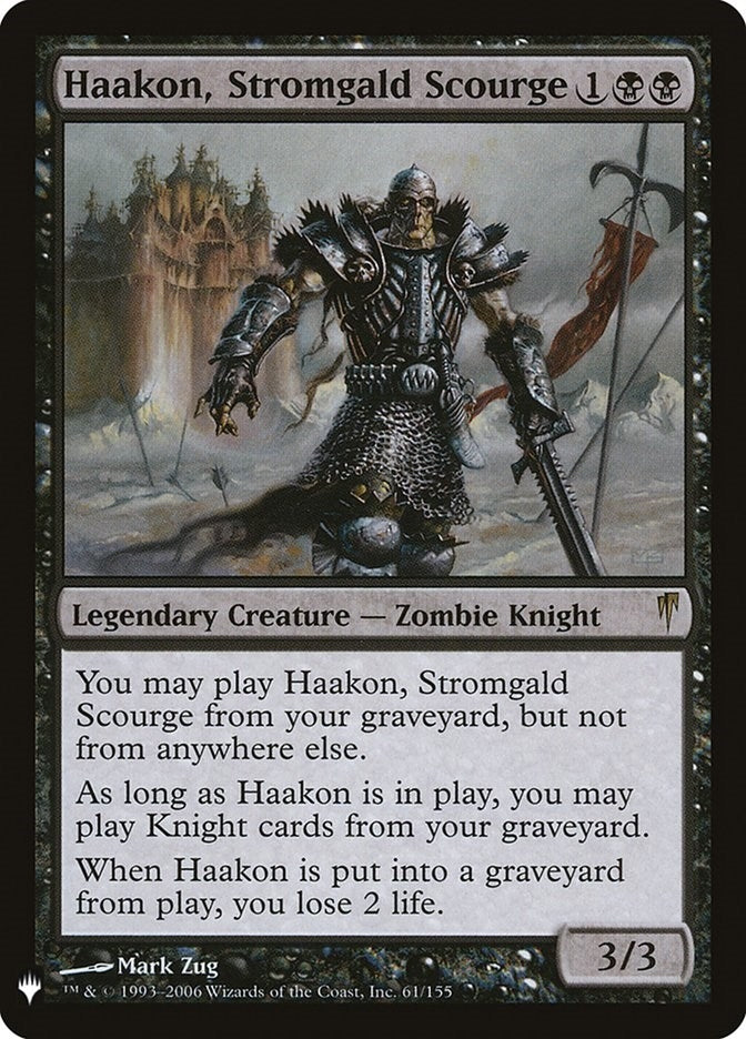 Haakon, Stromgald Scourge (61) (LIST)