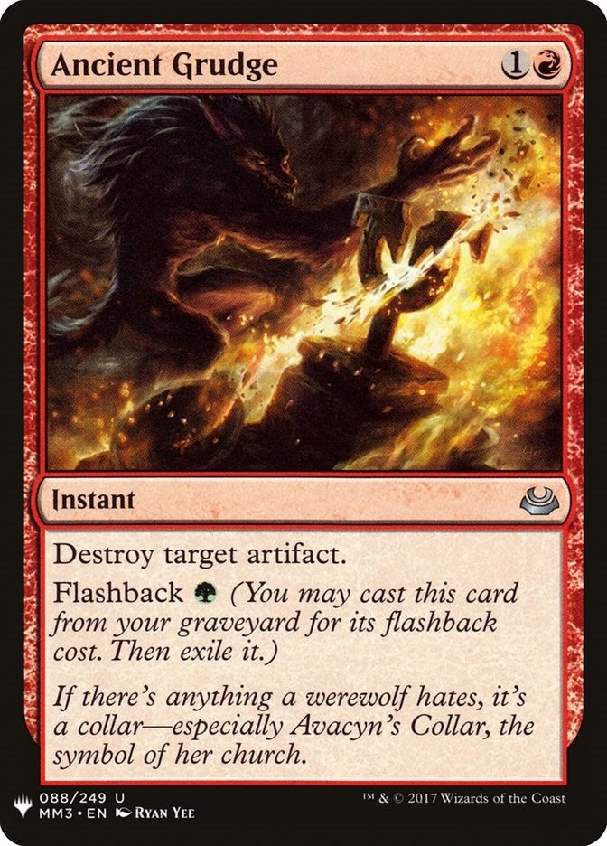 Ancient Grudge (88) (LIST)