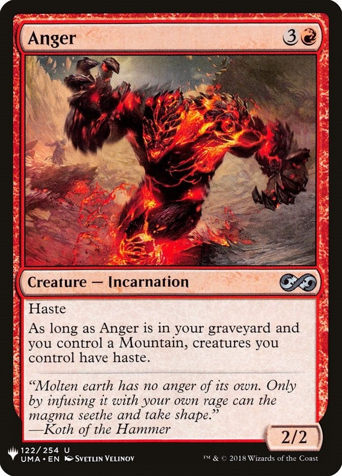 Anger (UMA) (122) (LIST)