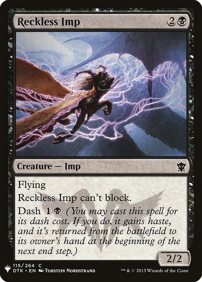 Image for Reckless Imp (115) (LIST) - Magic: The Gathering
