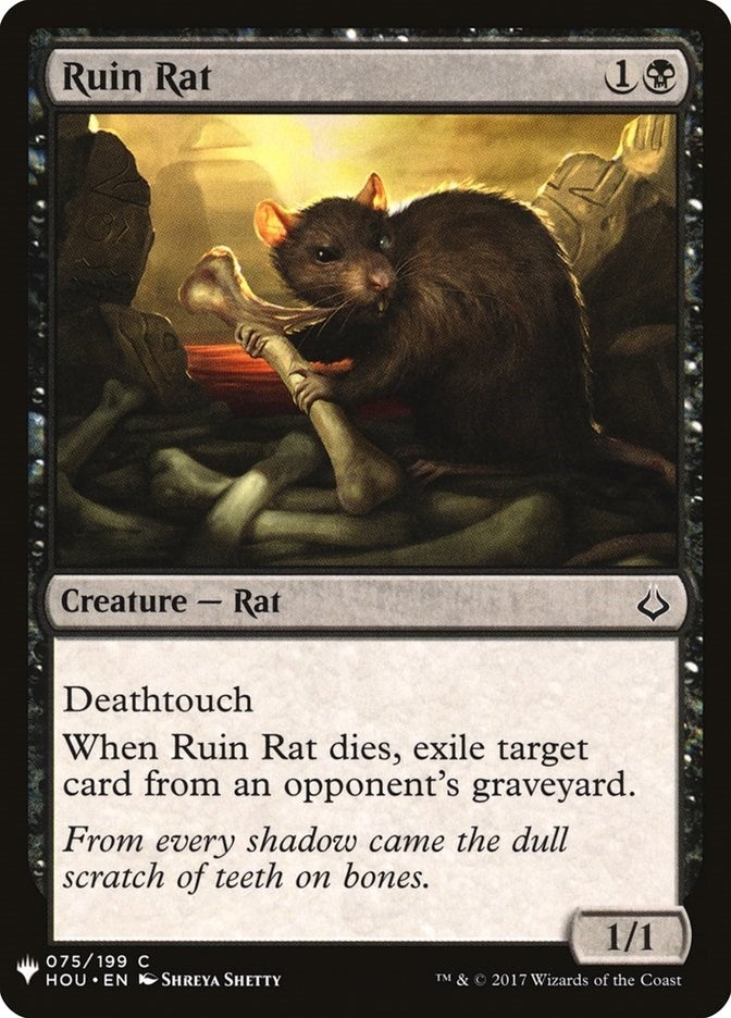 Image for Ruin Rat (75) (LIST) - Magic: The Gathering