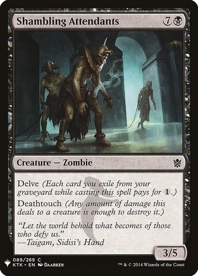 Image for Shambling Attendants (89) (LIST) - Magic: The Gathering