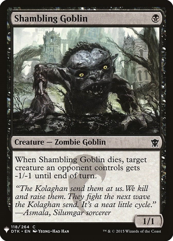 Image for Shambling Goblin (118) (LIST) - Magic: The Gathering