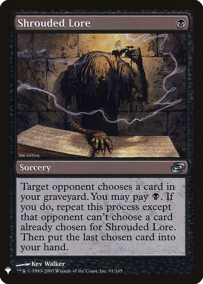Image for Shrouded Lore (91) (LIST) - Magic: The Gathering