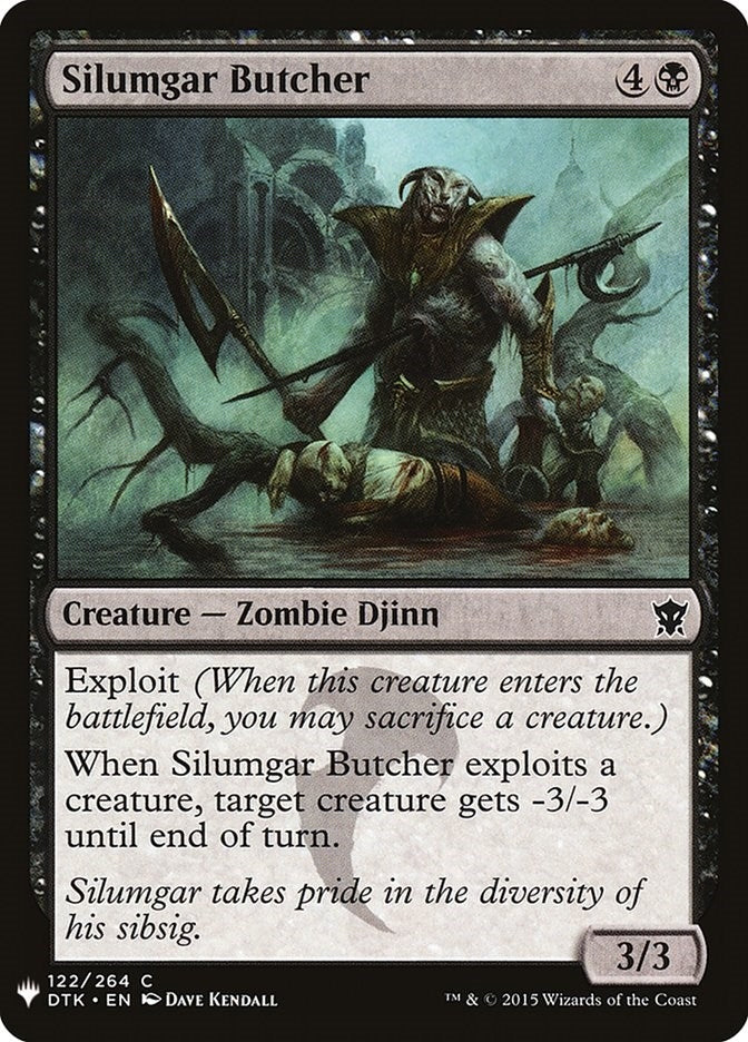 Image for Silumgar Butcher (122) (LIST) - Magic: The Gathering
