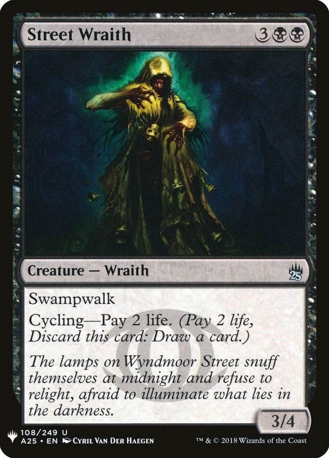 Image for Street Wraith (108) (LIST) - Magic: The Gathering