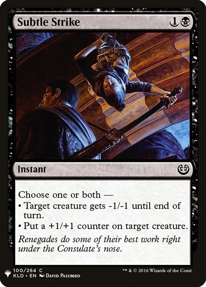 Image for Subtle Strike (100) (LIST) - Magic: The Gathering