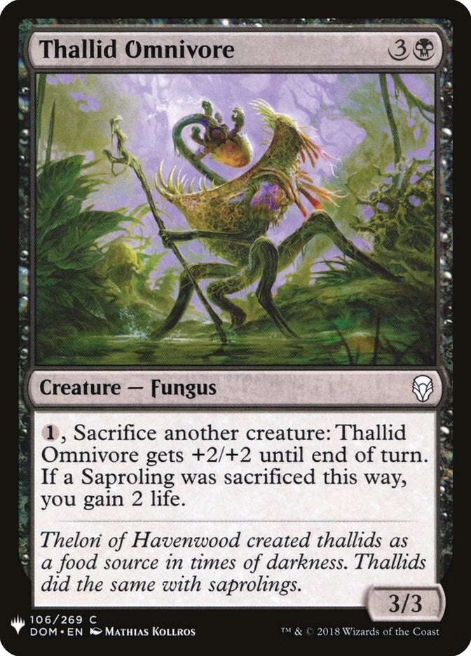 Image for Thallid Omnivore (106) (LIST) - Magic: The Gathering
