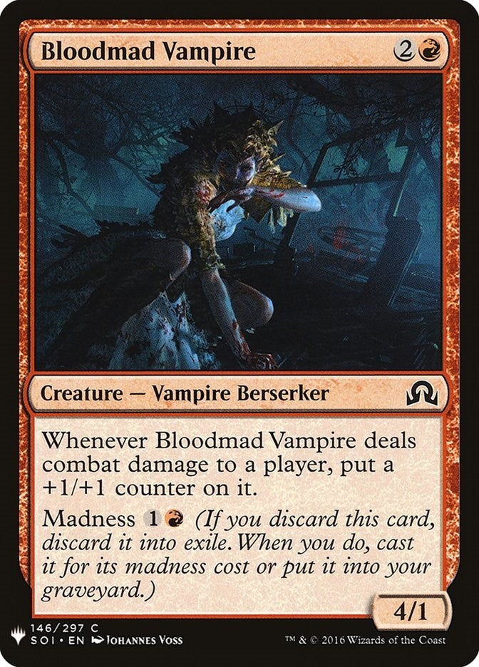 Image for Bloodmad Vampire (146) (LIST) - Magic: The Gathering