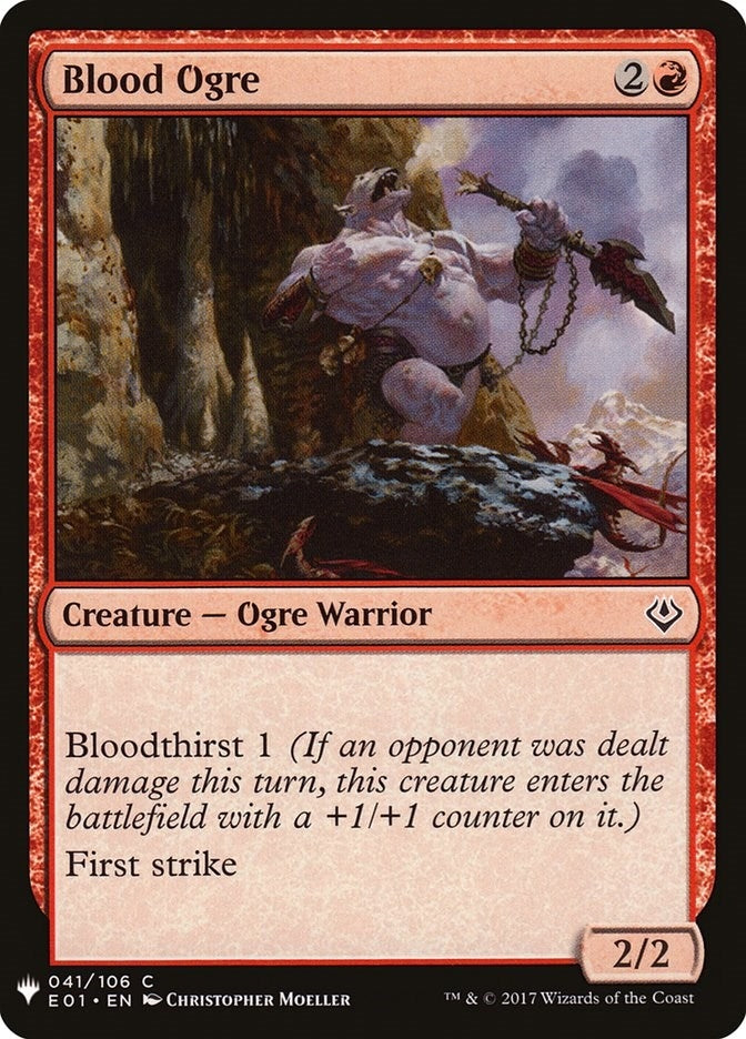 Image for Blood Ogre (41) (LIST) - Magic: The Gathering