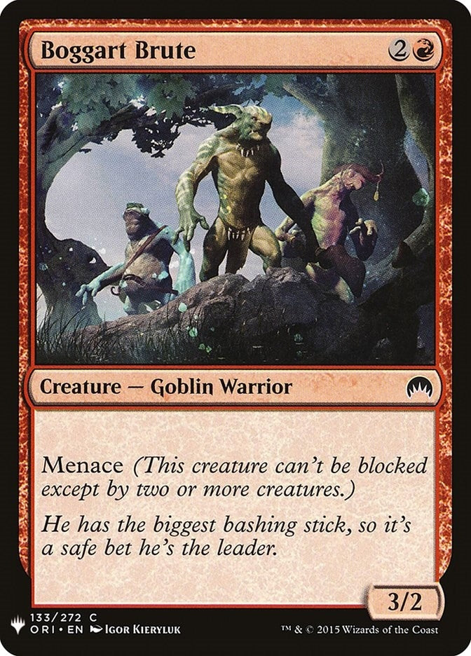 Image for Boggart Brute (133) (LIST) - Magic: The Gathering