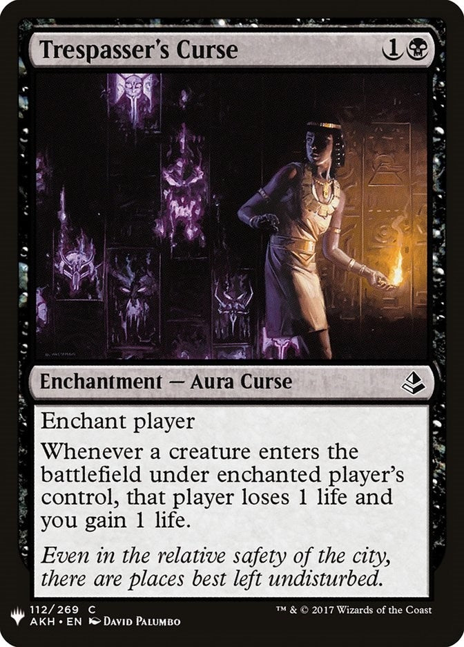 Image for Trespasser's Curse (112) (LIST) - Magic: The Gathering