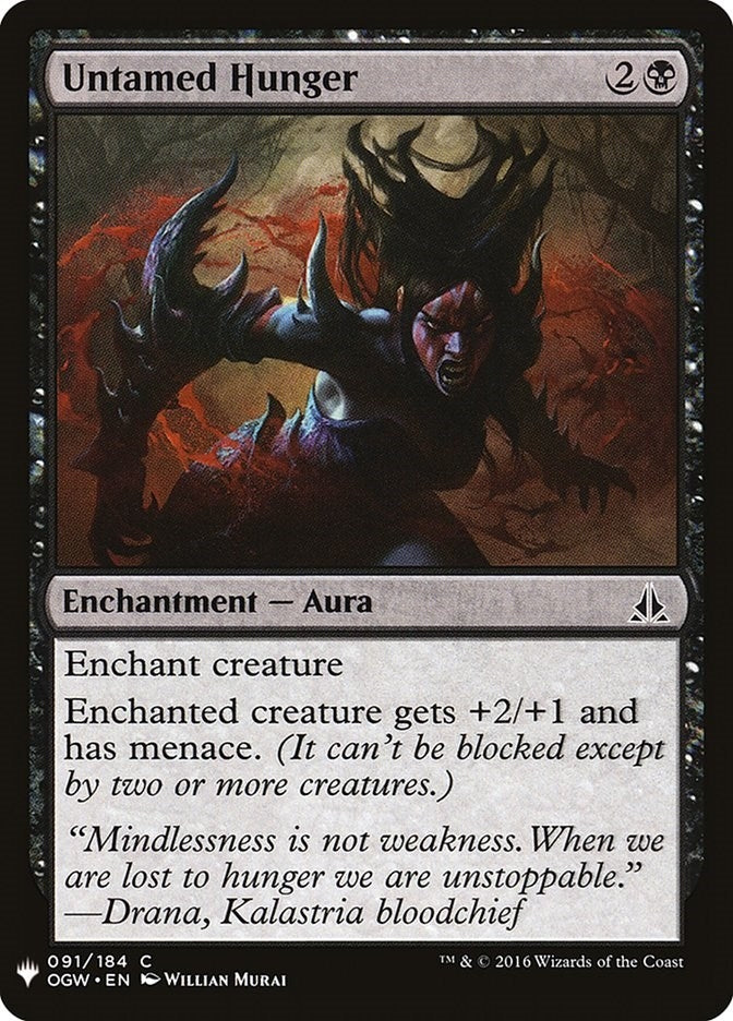 Image for Untamed Hunger (91) (LIST) - Magic: The Gathering