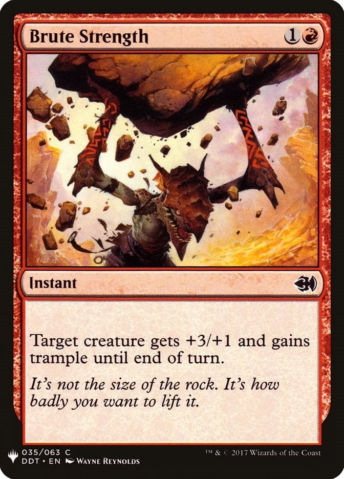 Image for Brute Strength (35) (LIST) - Magic: The Gathering