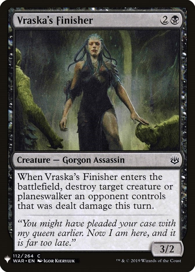 Image for Vraska's Finisher (112) (LIST) - Magic: The Gathering