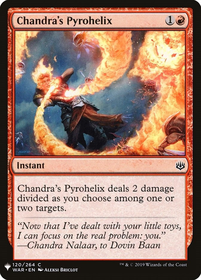 Image for Chandra's Pyrohelix (120) (LIST) - Magic: The Gathering