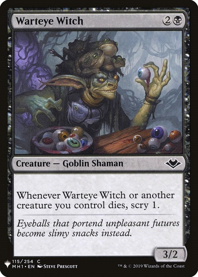 Image for Warteye Witch (115) (LIST) - Magic: The Gathering