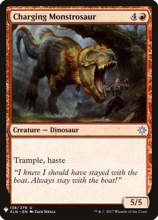 Image for Charging Monstrosaur (138) (LIST) - Magic: The Gathering