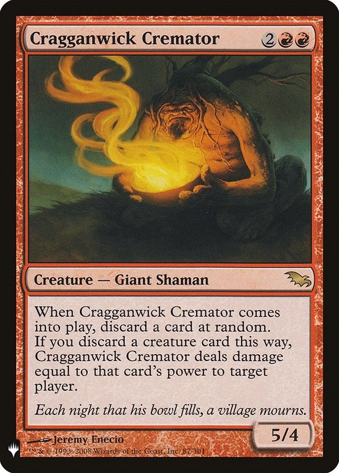 Image for Cragganwick Cremator (87/301) (LIST) - Magic: The Gathering