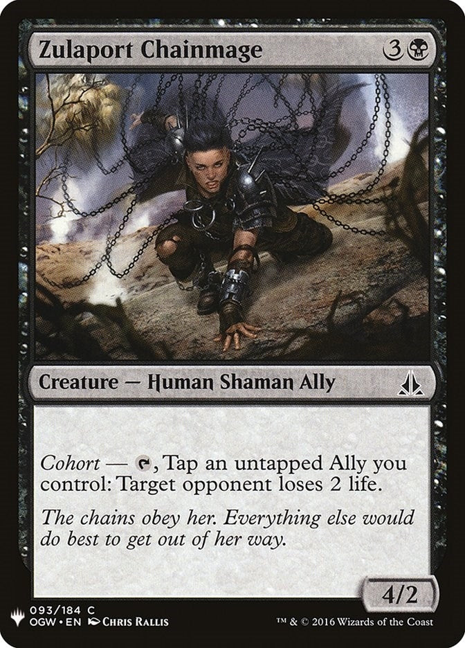 Image for Zulaport Chainmage (93) (LIST) - Magic: The Gathering