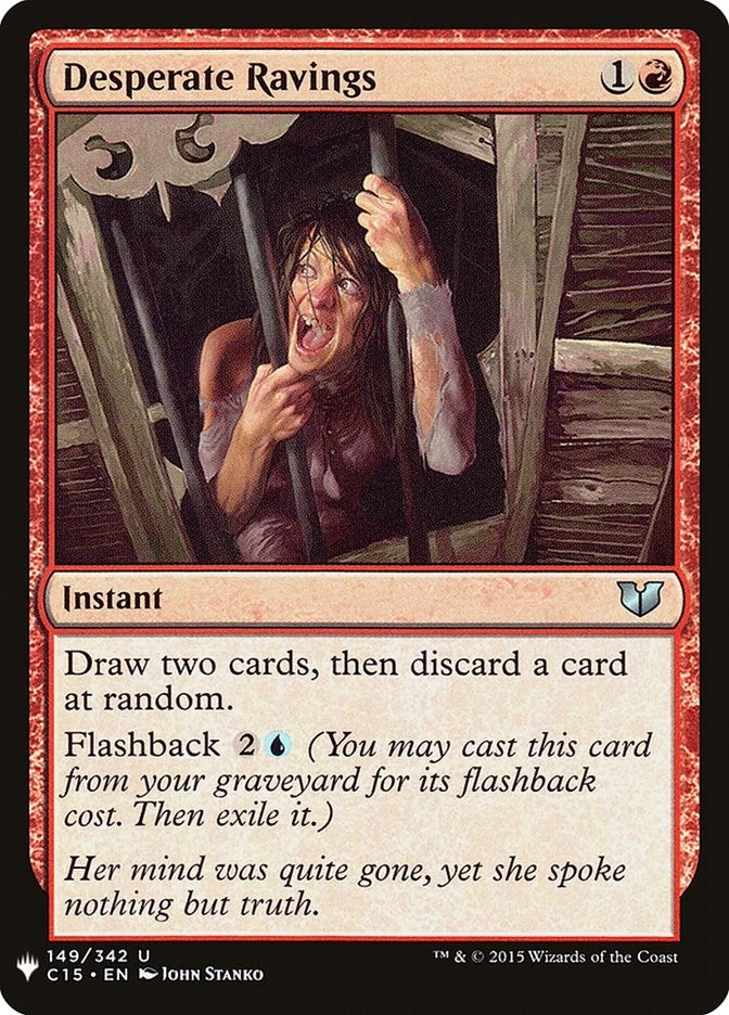 Image for Desperate Ravings (149) (LIST) - Magic: The Gathering