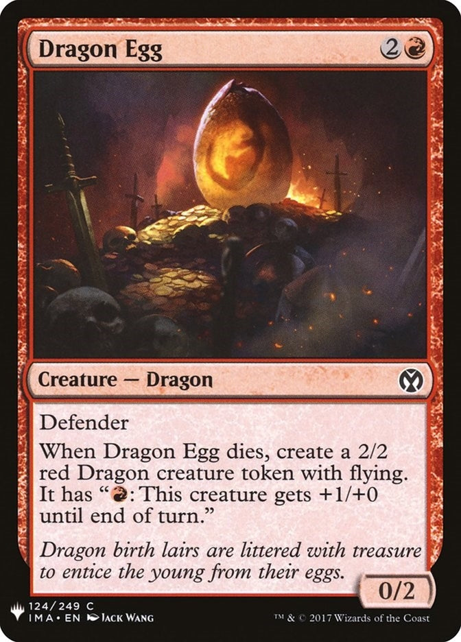 Image for Dragon Egg (124) (LIST) - Magic: The Gathering