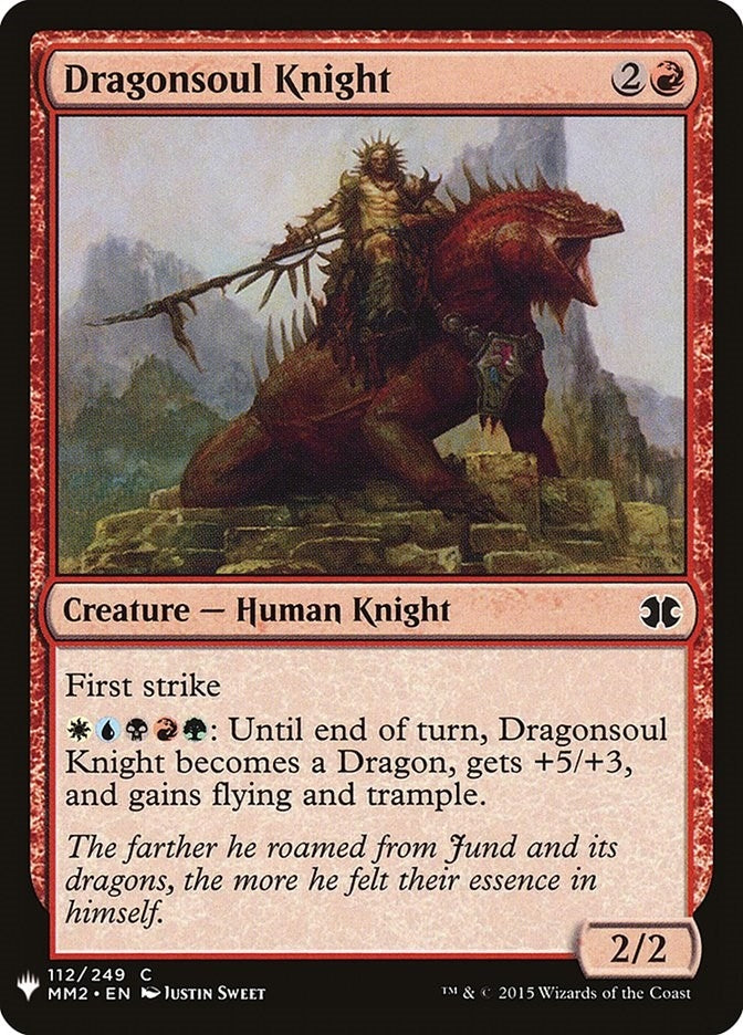Image for Dragonsoul Knight (112) (LIST) - Magic: The Gathering